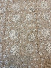 Nythera Block Print Handloom Linen Fabric